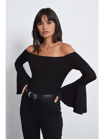 Cool and sexy Longsleeve in Schwarz