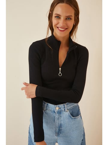 Happiness Istanbul Longsleeve in Schwarz