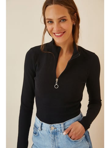 Happiness Istanbul Longsleeve in Schwarz