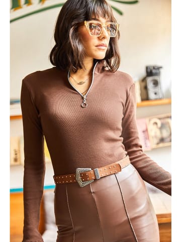 Olalook Longsleeve in Braun