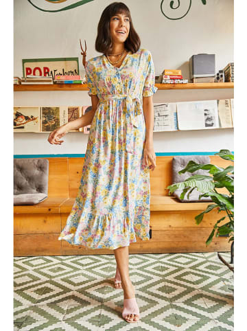 Olalook Kleid in Gelb/ Bunt