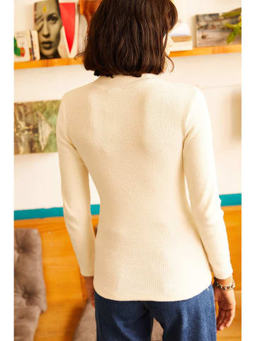 Olalook Sweter w kolorze kremowym