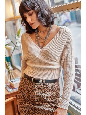 Olalook Pullover in Beige