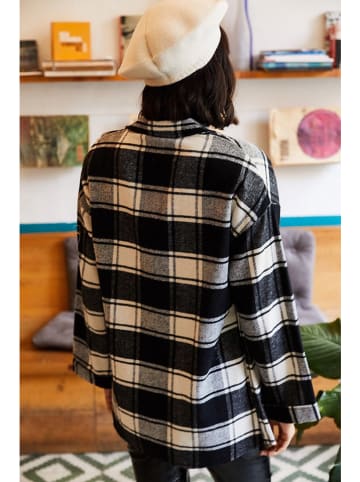 Olalook Blouse wit/zwart