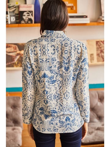 Olalook Blouse wit/blauw