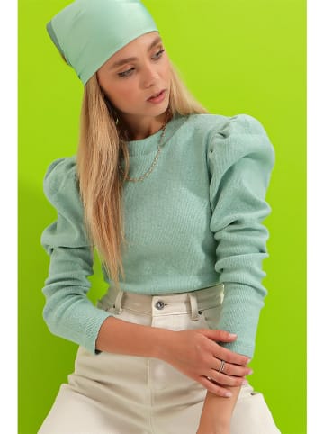 Trend Alacati Sweter w kolorze zielonym