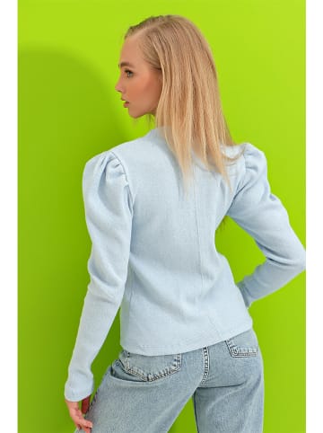 trendyol Sweter w kolorze błękitnym