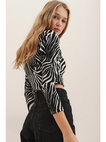 Trend Alacati Longsleeve zwart/crème