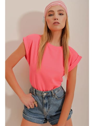 Trend Alacati Koszulka w kolorze różowym