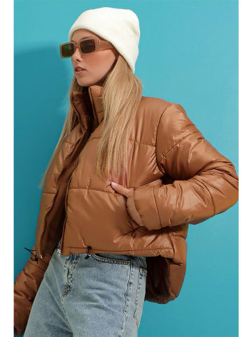 Trend Alacati Steppjacke in Hellbraun