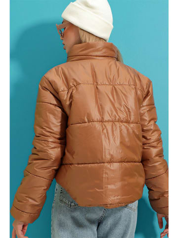 Trend Alacati Steppjacke in Hellbraun