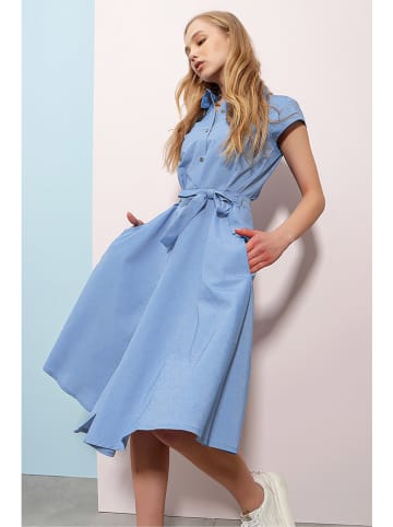Trend Alacati Kleid in Hellblau