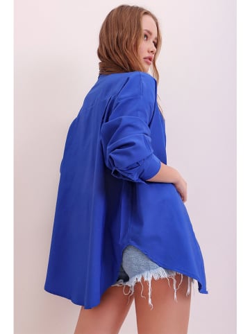Trend Alacati Blouse "Trend Alaçat Stili" blauw