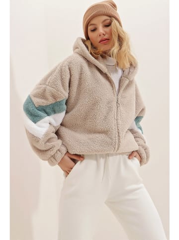 Trend Alacati Teddyjacke in Beige