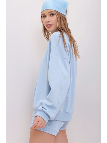 Trend Alacati Sweatshirt in Hellblau