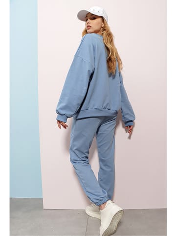 trendyol 2-delige outfit lichtblauw