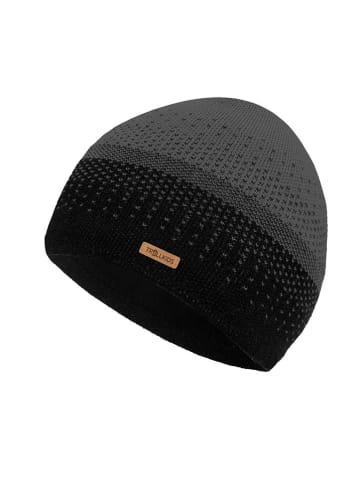 Trollkids Czapka beanie "Merino" w kolorze czarnym