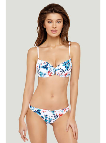Marc & André Bikini-Hose in Weiß/ Blau