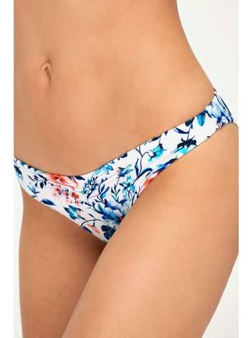 Marc & André Bikini-Hose in Weiß/ Blau