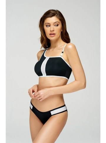 Marc & André Bikini-Oberteil in Schwarz/ Weiß