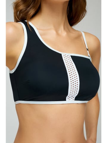 Marc & André Bikini-Oberteil in Schwarz/ Weiß