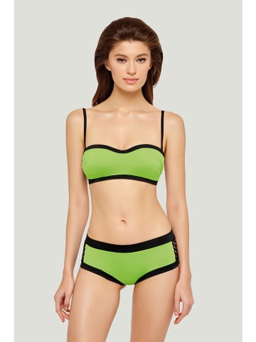 Marc & André Biustonosz bikini w kolorze zielono-czarnym