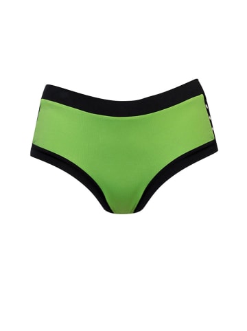 Marc & André Bikinislip groen/zwart