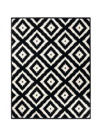 Hanse Home Kurzflor-Teppich "Hamla" in Schwarz/ Weiß