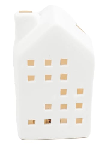 HouseVitamin Dekoracyjna lampa LED w kolorze białym - 8,5 x 14 x 6,5 cm