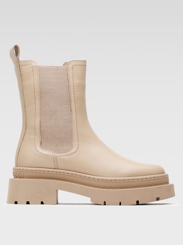 Gino Rossi Leder-Chelsea-Boots in Beige