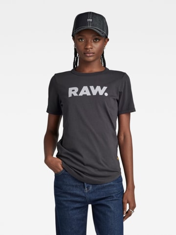 G-Star Koszulka "RAW." w kolorze antracytowym