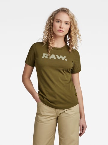 G-Star Koszulka "RAW." w kolorze khaki