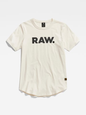 G-Star Koszulka "RAW." w kolorze kremowym