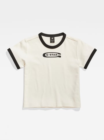G-Star Shirt "Ringer" crème