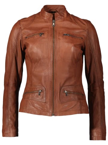 Caminari Lederjacke "Rani" in Cognac