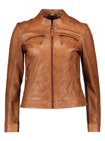 Caminari Lederjacke in Cognac