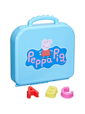 Hasbro Walizka z literami "Świnka Peppa" w kolorze błękitnym - 2+