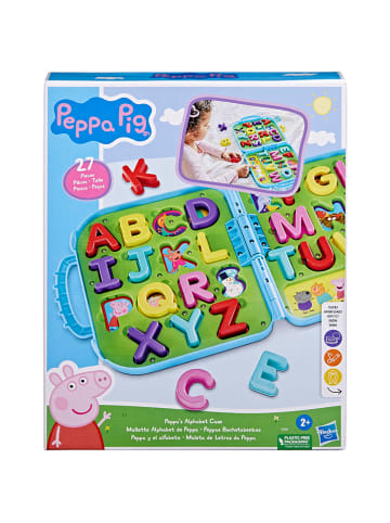 Hasbro Walizka z literami "Świnka Peppa" w kolorze błękitnym - 2+