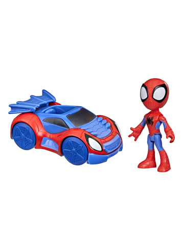 Hasbro Samochód "Spidey Crawler" w kolorze niebiesko-czerwonym do zabawy - 3+