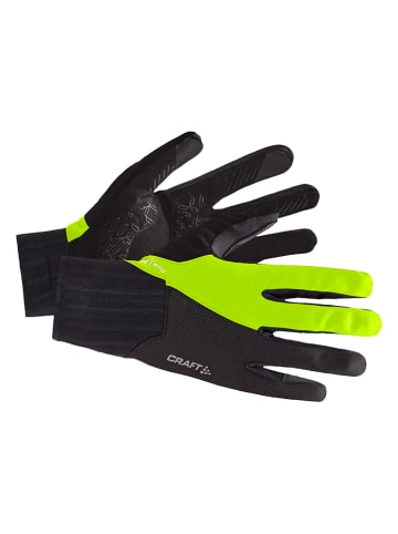 Craft Fahrradhandschuhe "Adv Subz All Weather" in Schwarz/ Grün