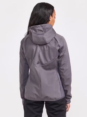 Craft Trainingsjacke "Core Glide" in Grau/ Weiß/ Apricot