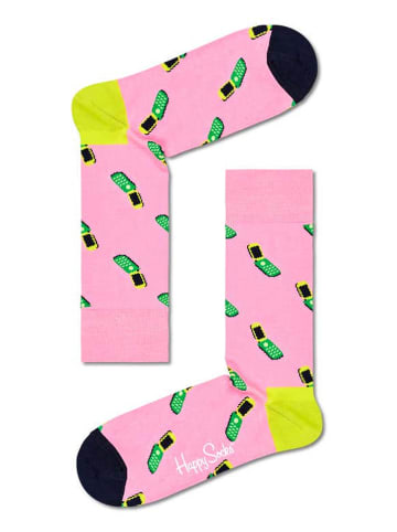 Happy Socks Skarpety w kolorze jasnoróżowym