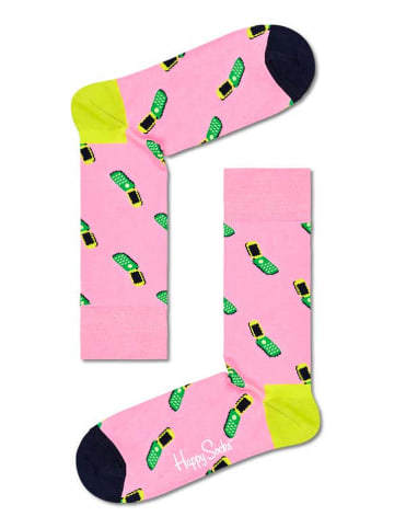Happy Socks Sokken lichtroze