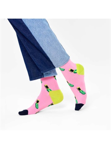 Happy Socks Sokken lichtroze