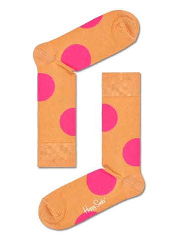 Happy Socks Sokken beige/roze