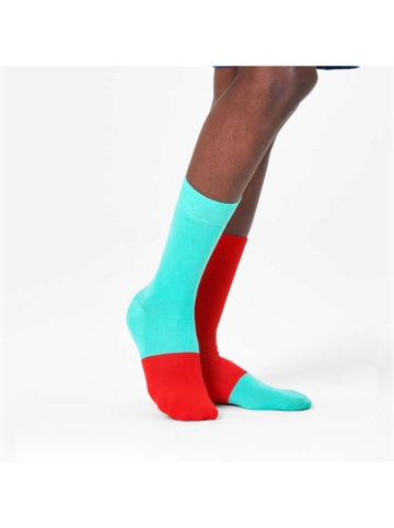 Happy Socks Sokken rood/turquoise