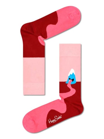 Happy Socks Sokken lichtroze