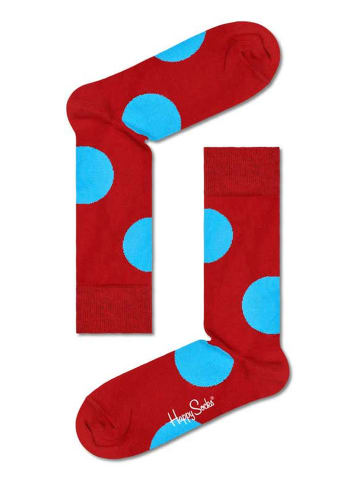 Happy Socks Socken in Rot/ Blau