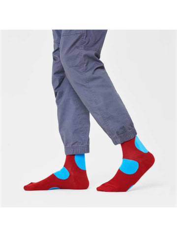 Happy Socks Socken in Rot/ Blau