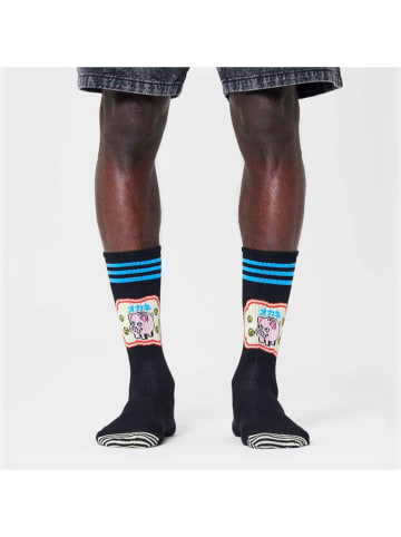 Happy Socks Skarpety w kolorze czarnym